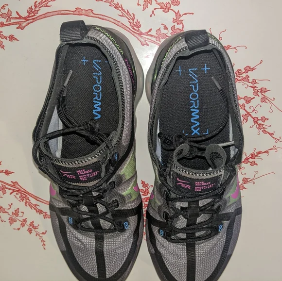 Nike Air Vapormax 2019 Black, Fuchsia, Lime Premium Men's 12 AT6810-001 - Picture 11 of 16